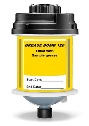 Grease Bomb - Throw away single point lubricator 120ccc